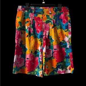 Quizz Bright Multicolor Floral shorts